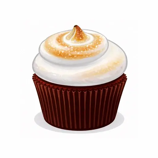 Toasted Marshmallow cupcake