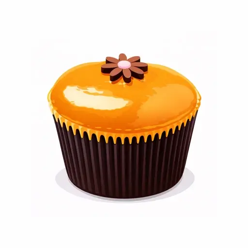 Valrhona Blonde Ganache cupcake
